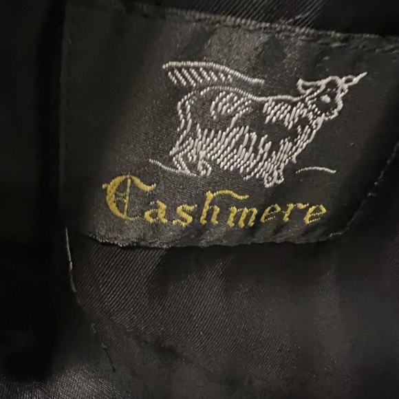 Navy cashmere pea coat - Picture 4 of 4